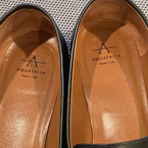 Classic Black Leather Loafers from Aquatalia - Picture 3 of 8
